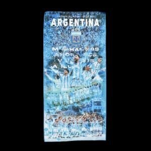 Toallon compacto microfibra AFA equipo argentina