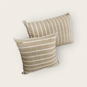 Funda almohadón tusor con diseño