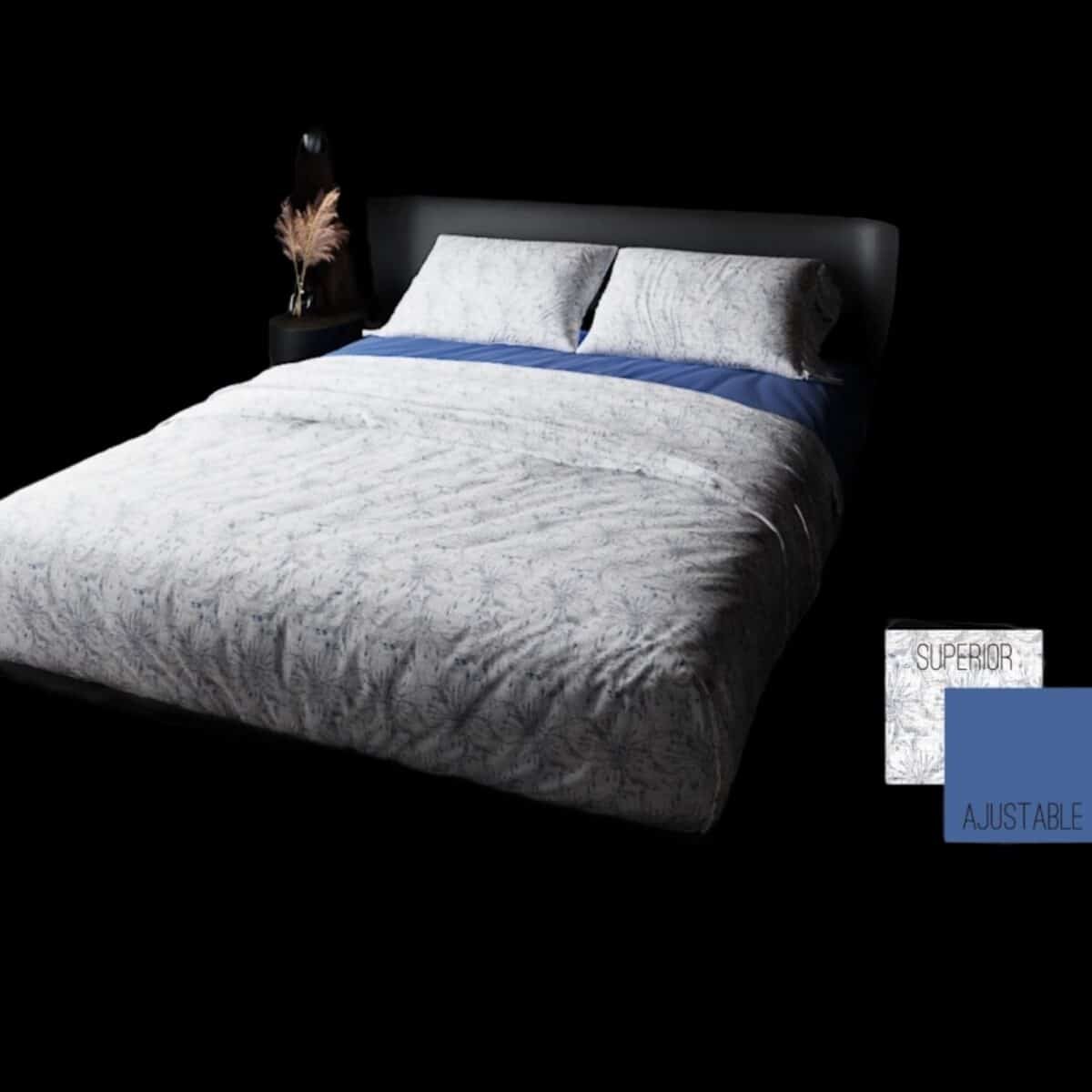 Sabana Cacharel King sobre cama