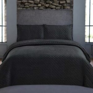 Quilt Rodas Negro con fundas