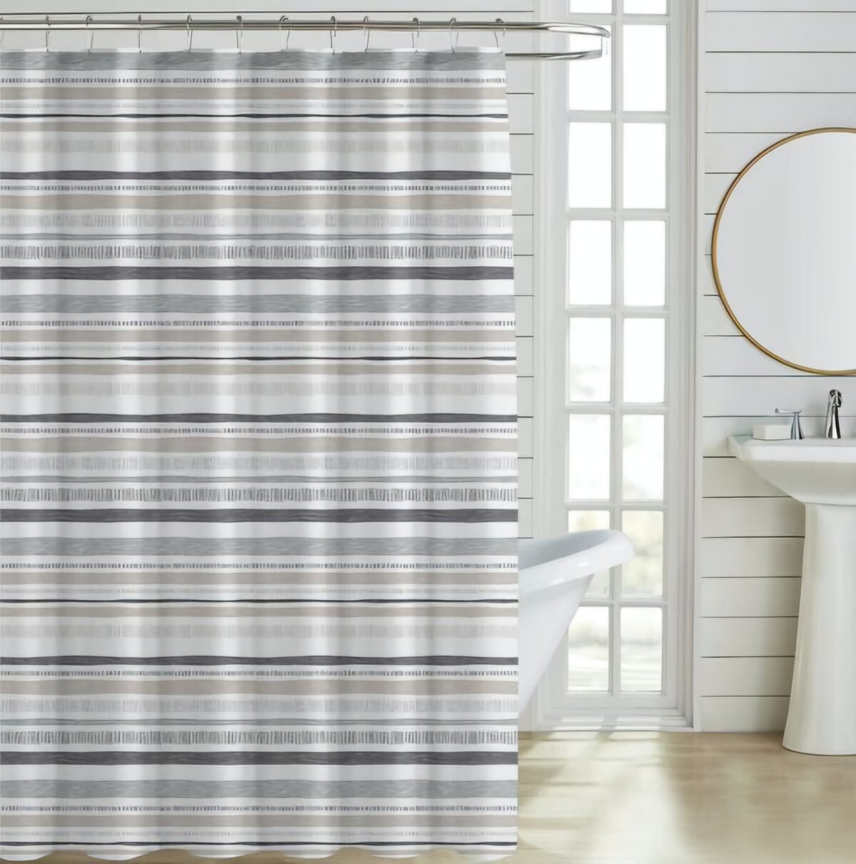 cortina de baño estampada