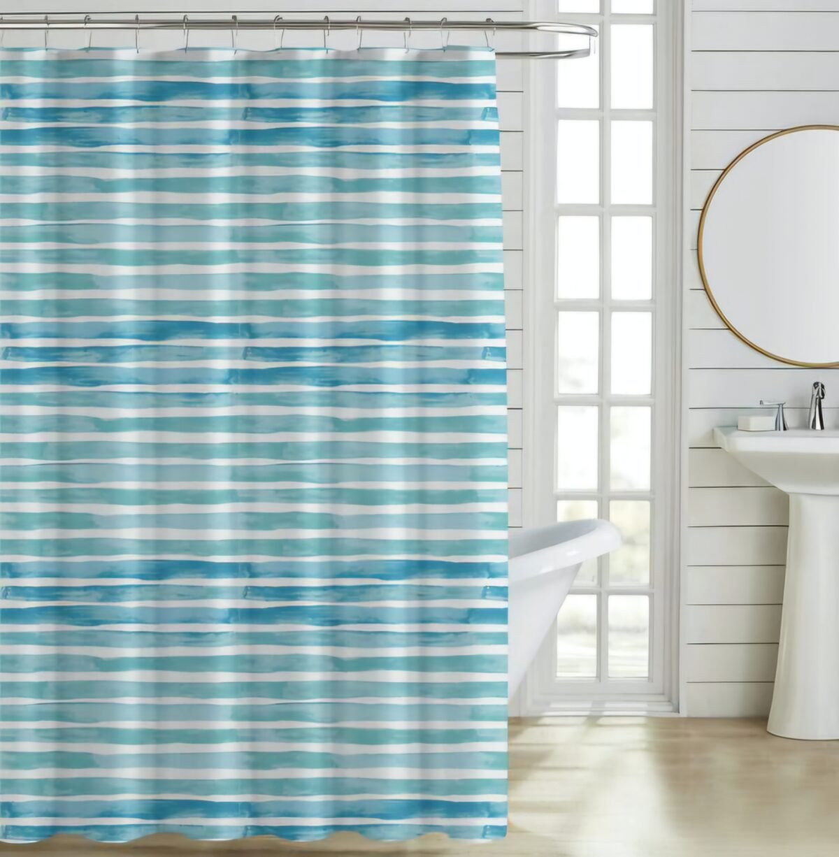 cortina de baño estampada