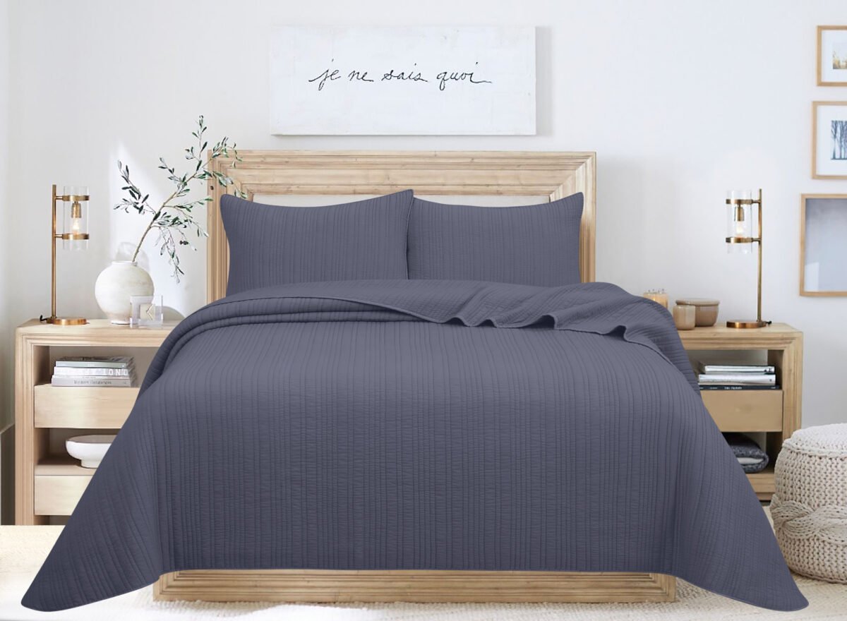 Quilt Kavanagh Petra Gris Topo