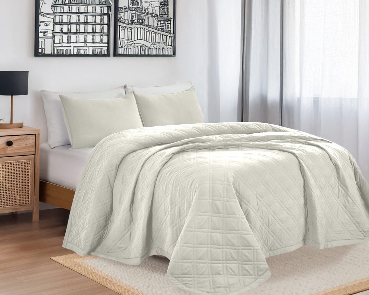 Quilt Kavanagh Sky Natural