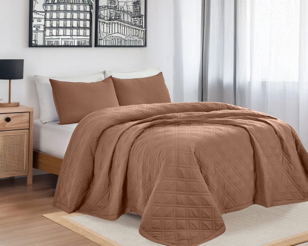 Quilt Kavanagh Sky Chocolate