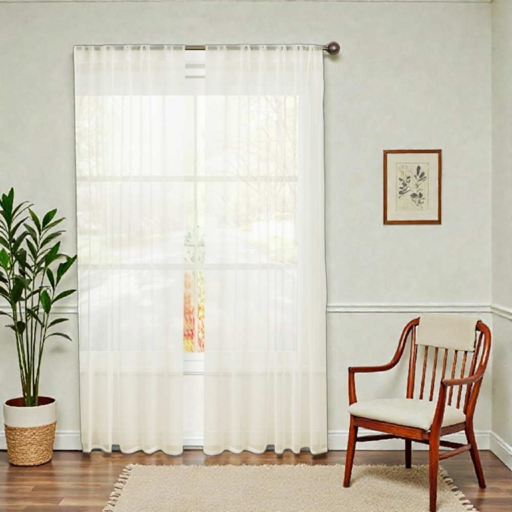 Cortina Voile De Hilo