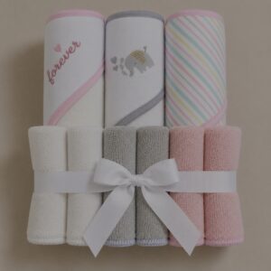 set toalla c capucha