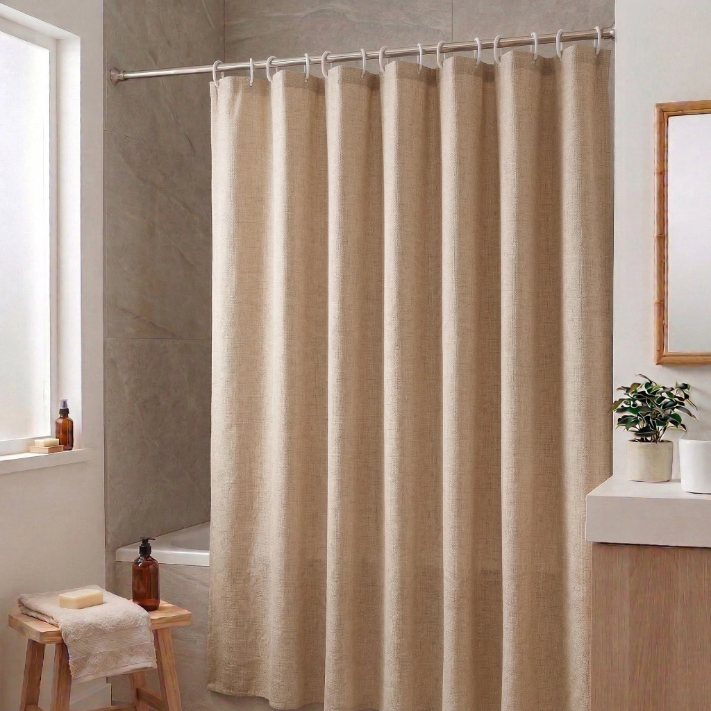 Cortina Baño Teflon Lino City - Imagen 2